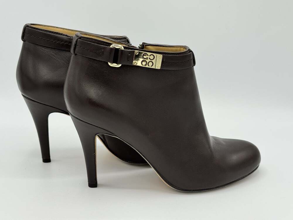COACH BIANCA SOFT CALF CHESTNUT 8.5 Rare Chestnut Brown Leather.